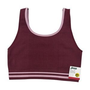 Windsor Wine - Penn Womens Seamless Reversible Sports Bra, Moisture Wicking Ribb